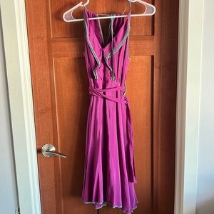 Anthropologie Girls from Savoy silk dress in size Zero